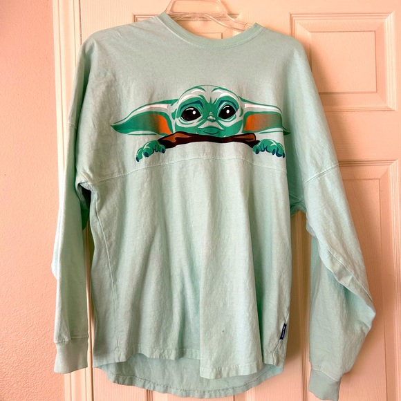 Disney Tops - Baby Yoda Mandalorian Spirit Jersey